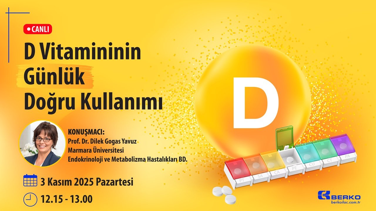 03.11.2025 tarihinde D Vitamininin Günlük Doğru Kullanımı başlıklı programımız Öğlen Öğren TV ekranlarından canlı yayınlanacaktır